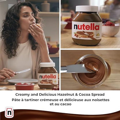 NUTELLA Hazelnut Spread with Cocoa - 1 kg Jar