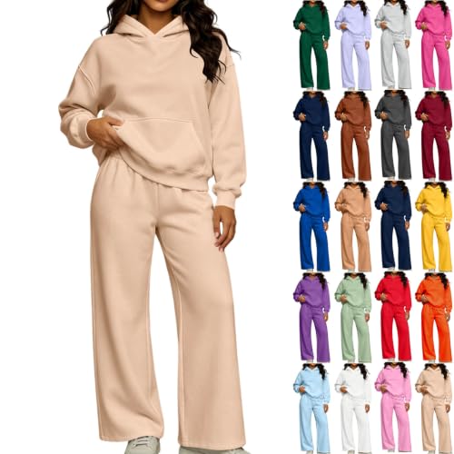 Womens Sweatsuits 2 Piece Set 2026 Fall Winter Long Sleeve Hoodie