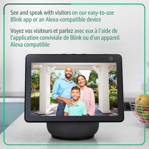 Blink Video Doorbell – Head-to-toe HD view, two-year battery life, and simple setup. Required Sync Module not included – Add-On (Black)