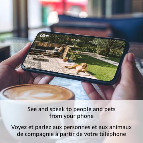 Blink Outdoor 4 and Battery Doorbell 2K+ (newest model) — Two-year battery 1080p cameras and 2K battery doorbell. Sync Module Core included — 5 Cameras + Doorbell (Black)