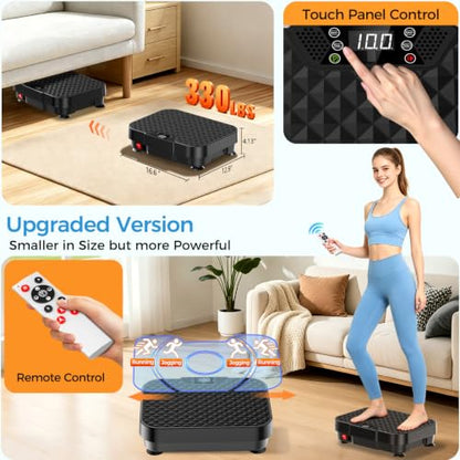 Vibration Plate Exercise Machine ,250 Levels Vibrating Plate