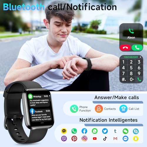 Quican Smart Watch for Women (Android/iPhone), 1.8" UHD Alexa Smart Women Watch with Calls/Messages, 3ATM 120+ Sport Modes Fitness Tracker Watch with SpO2/Heart Rate Monitor, Sleep/Activity Tracker