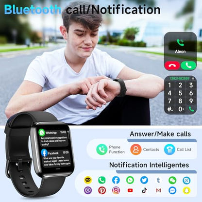 Quican Smart Watch for Women (Android/iPhone), 1.8" UHD Alexa Smart Women Watch with Calls/Messages, 3ATM 120+ Sport Modes Fitness Tracker Watch with SpO2/Heart Rate Monitor, Sleep/Activity Tracker