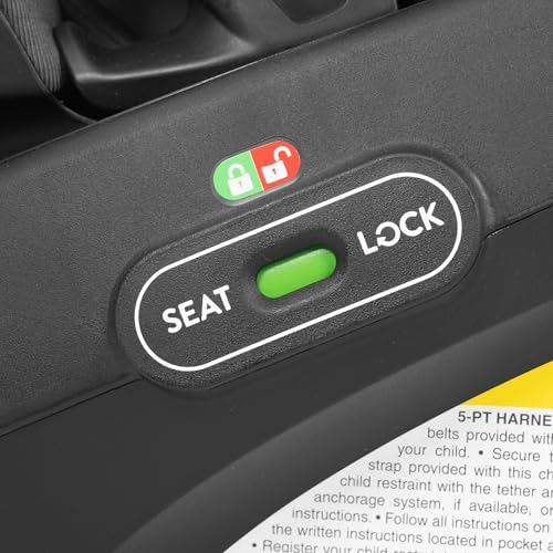 Evenflo Revolve360 Extend All-in-One Rotating Car Seat with Green & Gentle Fabric - Quartz