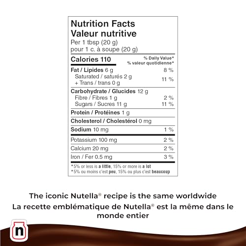 NUTELLA Hazelnut Spread with Cocoa - 1 kg Jar