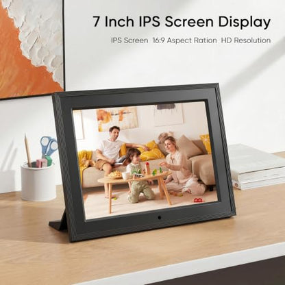7 Inch WiFi Digital Picture Frame with App Control (No SD Card)