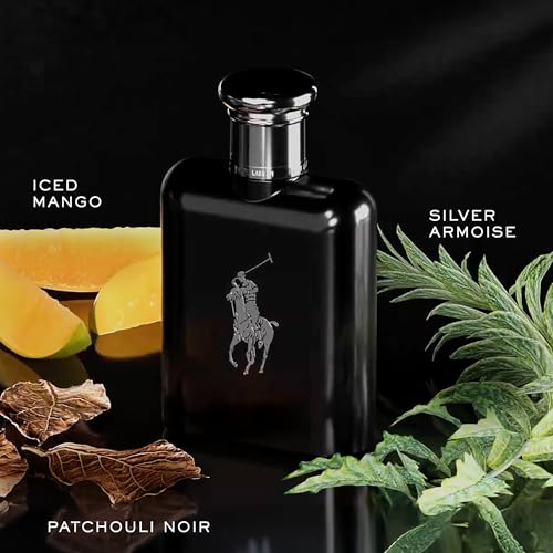 Ralph Lauren Polo Black Eau de Toilette - Woody & Fresh Cologne for Men