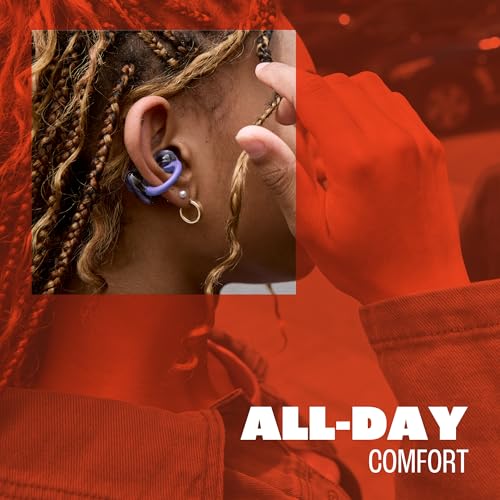 JBL Soundgear Clips - True Wireless Open-Ear Headphones, Dynamic Sound with Bass Boost, All-Day Comfort, 4-mic Crisp, Clear Calls 2.0 with AI-Trained Algorithm, IP54 Water and Dust Resistant (Blue)