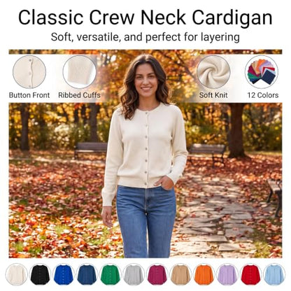 Women Sweaters Womens Cardigan Button Cardigan Knit Top Red