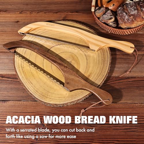 RAPSAKEMOH Bread Knife for Homemade Bread,Sourdough Bread Knife