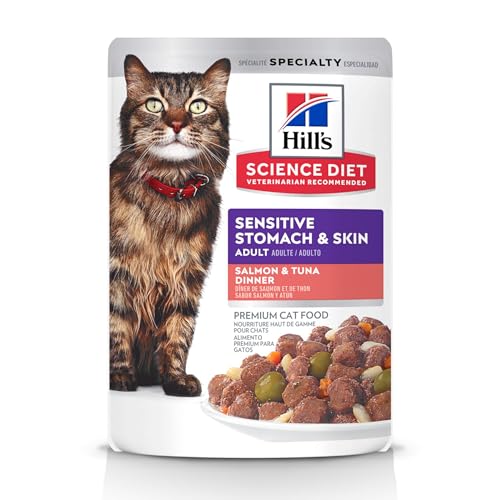 Hill's Science Diet, Sensitive Stomach & Skin, Adult, Wet Cat Food