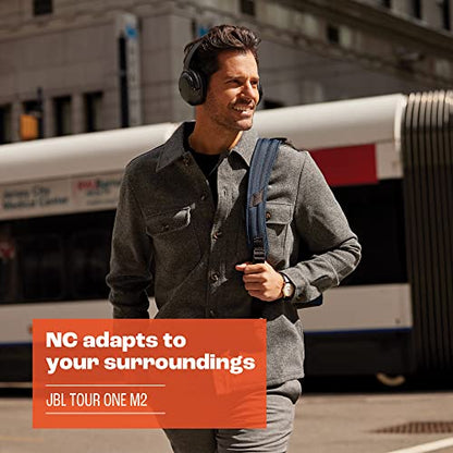 JBL Tour One M2 - Wireless Over-Ear Noise Cancelling Headphones with Up to 50 Hours of Playtime - Black