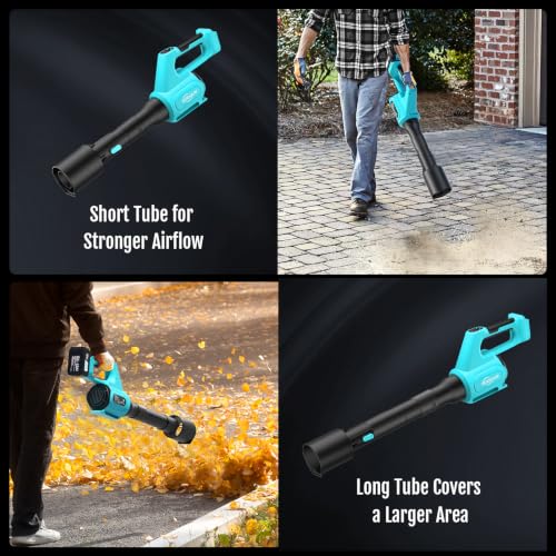 YARDCARE 2026 NEW Electric Cordless Leaf Blower with 4.0AH Battery and Charger, 460CFM/120 MPH Leaf Blower, 5-Speed + Turbo Mode, Battery Powered Blowers for Lawn Care, Patio Cleaning