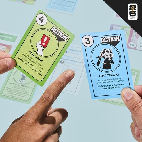 Monopoly Deal FIFA World Cup 2026 Edition Game | Officially Licensed FIFA World Cup Soccer Card Game for Kids | Ages 8+ | 2 to 5 Players | 15 Mins. (English & French Version)
