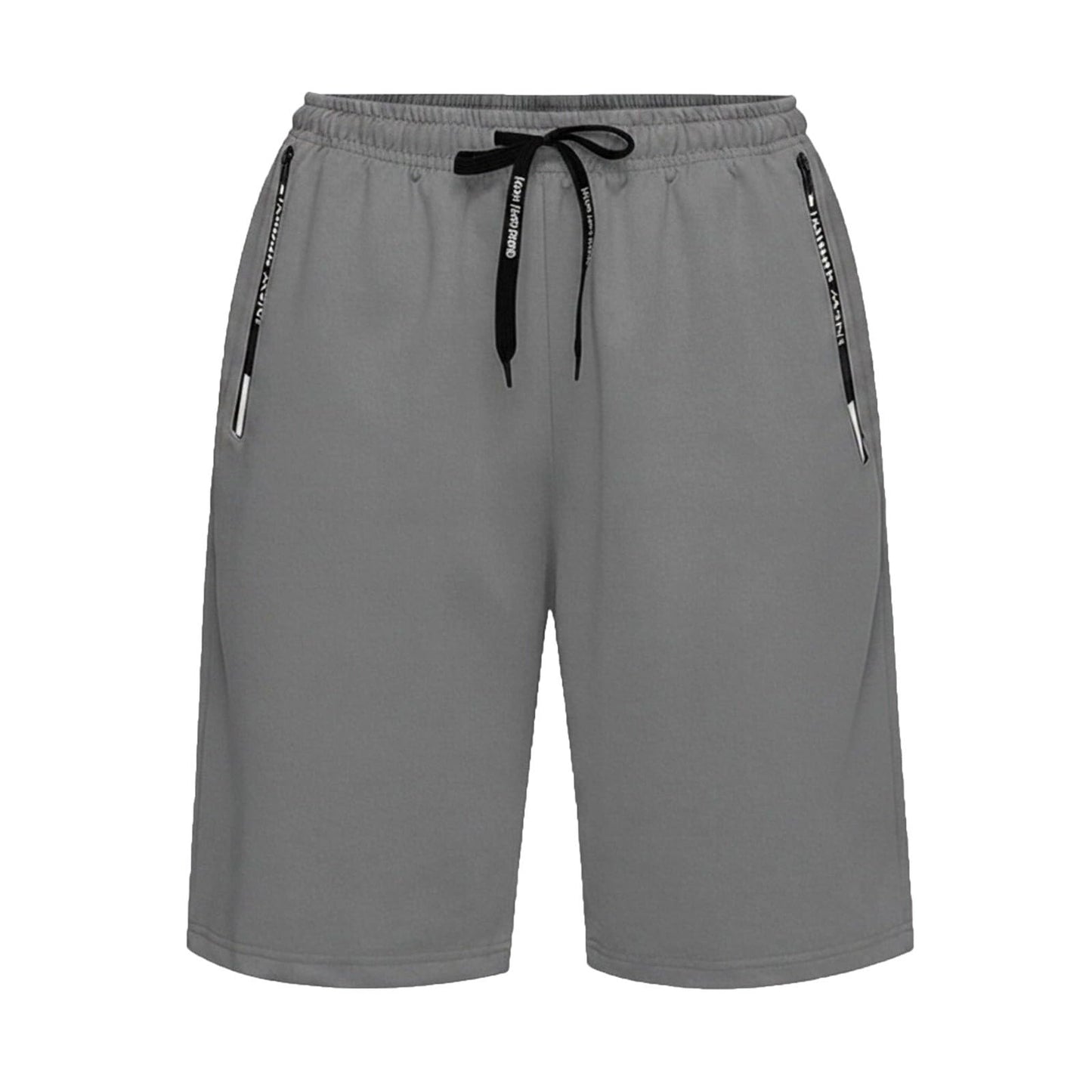 Gym Shorts for Men Quick Dry Drawstring Elastic Wasited Lightweight Workout Running Athletic Short Pants with Pockets Men's Swim Shorts Gray 3X-Large
