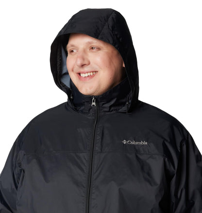 Columbia Men's Glennaker Lake II Rain Jacket, Black, Large