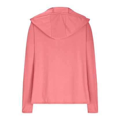 Women's UPF 50+ Sun Protection Jacket Full Zip Lightweight Long Sleeve Athletic Hoodies Quick Dry Outdoor Shirt 2026 Watermelon Red