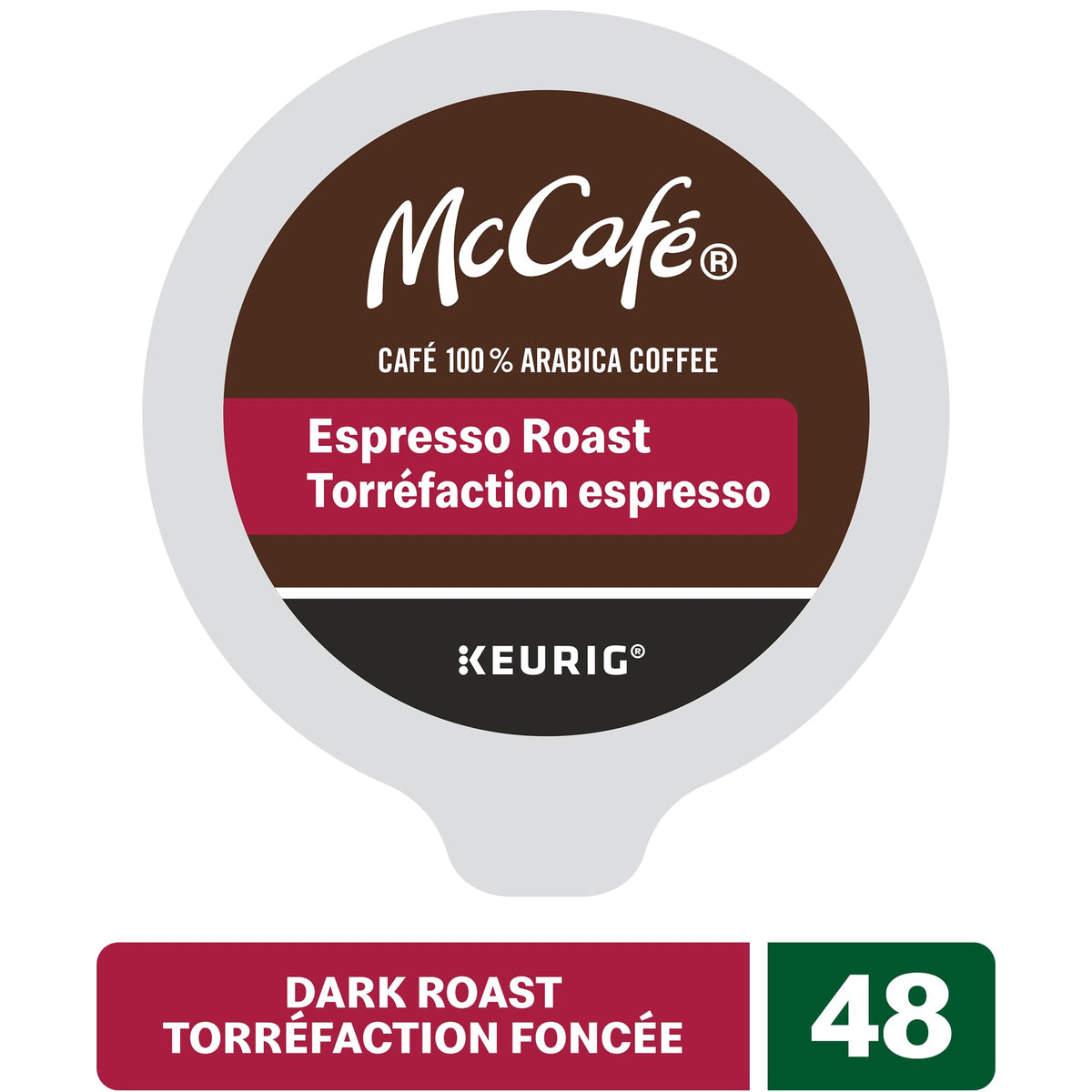 McCafe Espresso Roast K-Cup Coffee Pods, 48 Count, For Keurig Coffee Makers