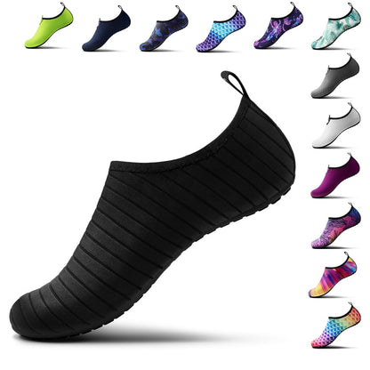SIMARI Water Shoes Women Men Quick-Dry Swim Pool Beach Breathable Aqua Socks Soft Barefoot Slip-on Non-Slip Outdoor Sports Surf Yoga Exercise Diving River Lake Footwear SWS001
