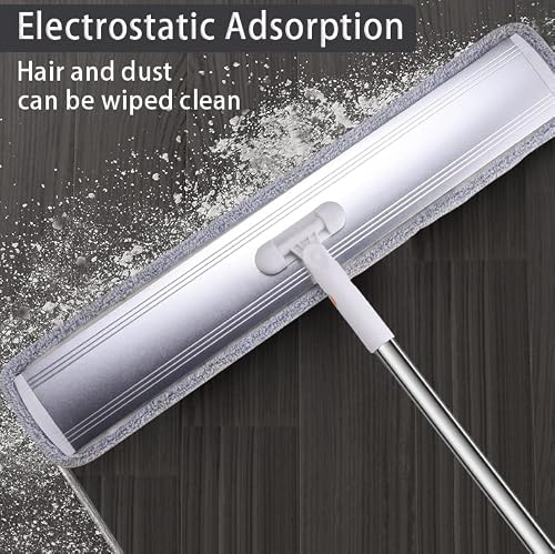 32 in Flat Mop for Cleaning Floors Heavy Duty Microfiber Wet Mop