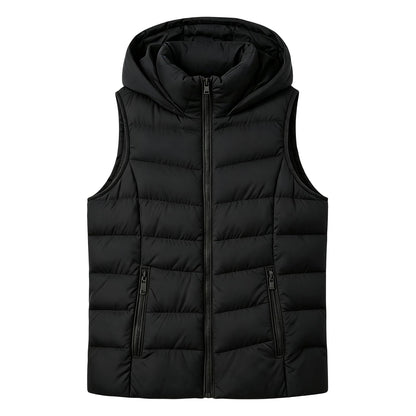 Generic Women's Puffer Vest Lightweight Warm Zip Up Jacket with Pockets