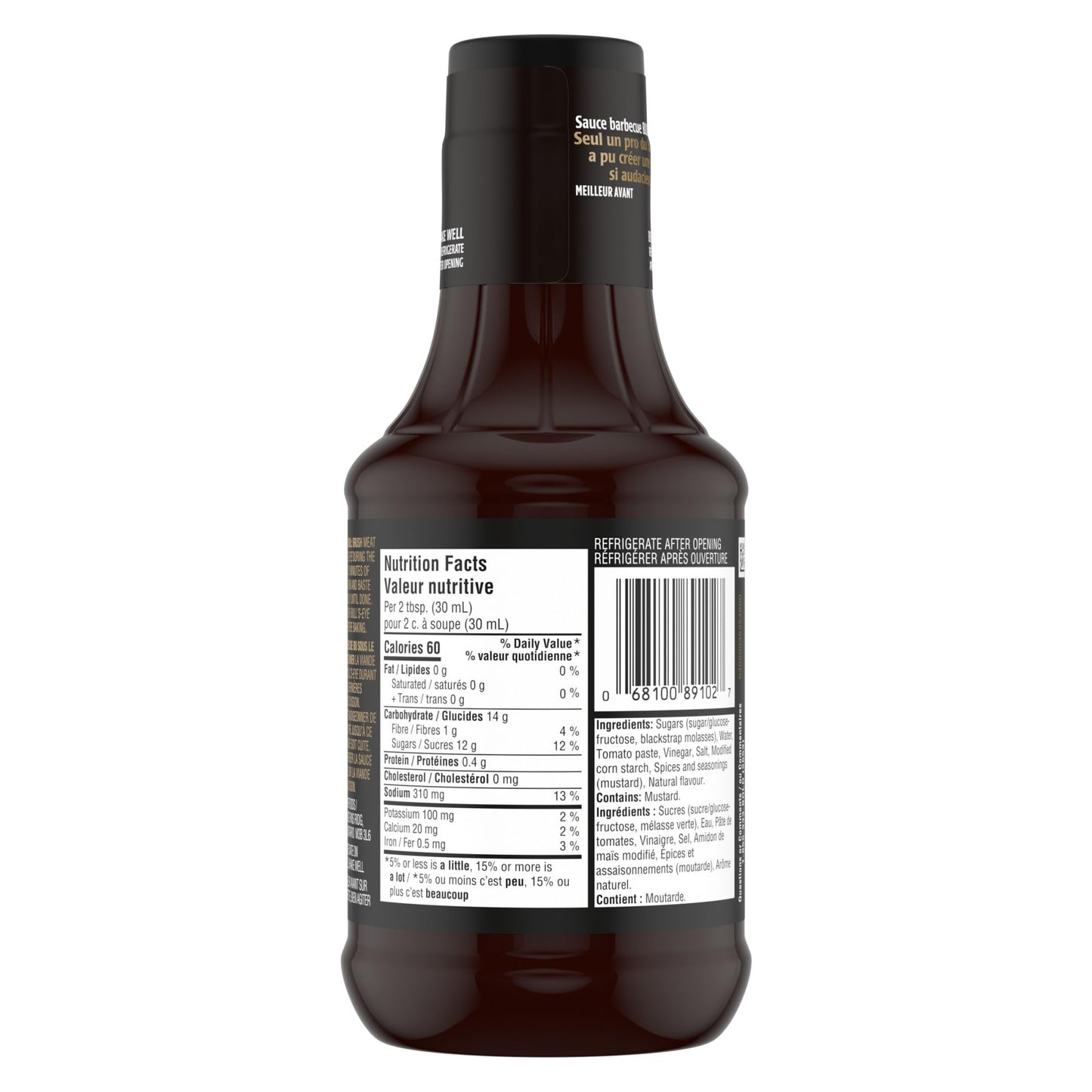 Bull's-Eye Bold Original BBQ Sauce, 425mL