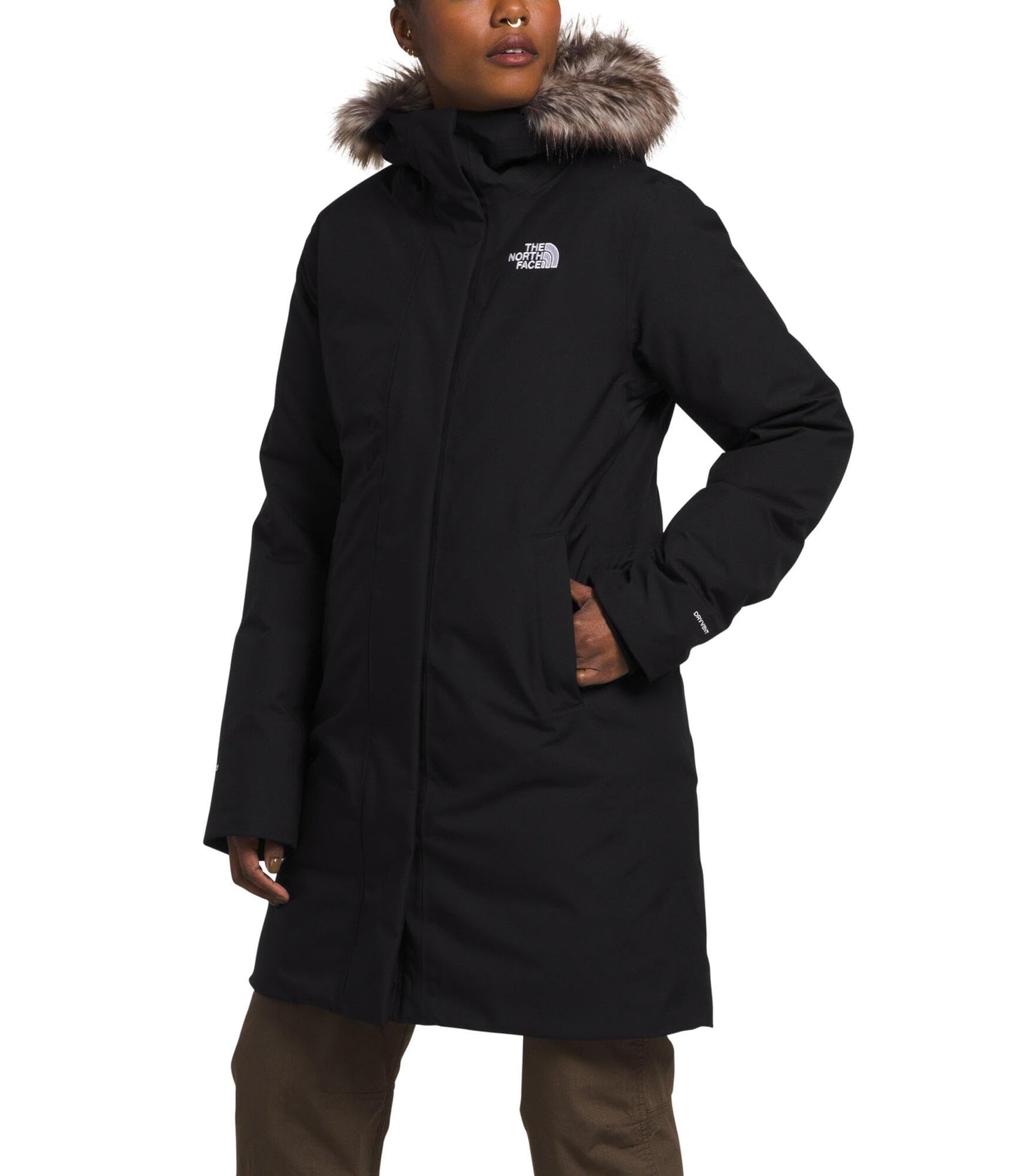 THE NORTH FACE Women's Arctic Parka, TNF Black-NPF, Large
