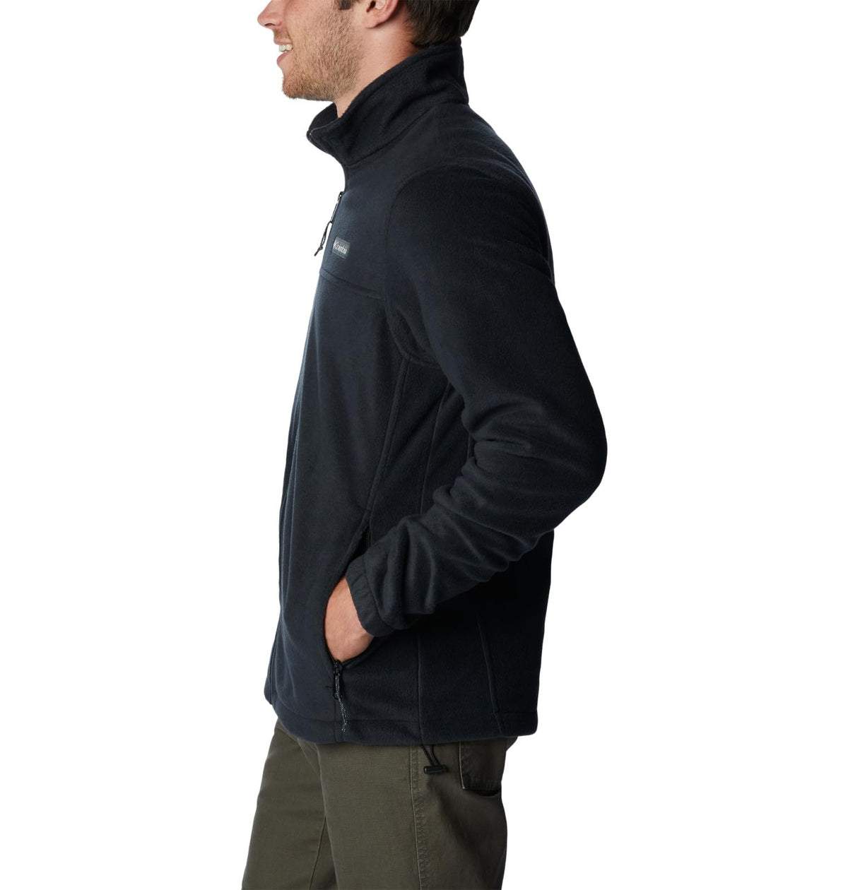 Columbia Mens Steens Mountain Full Zip 2.0, Black, Large