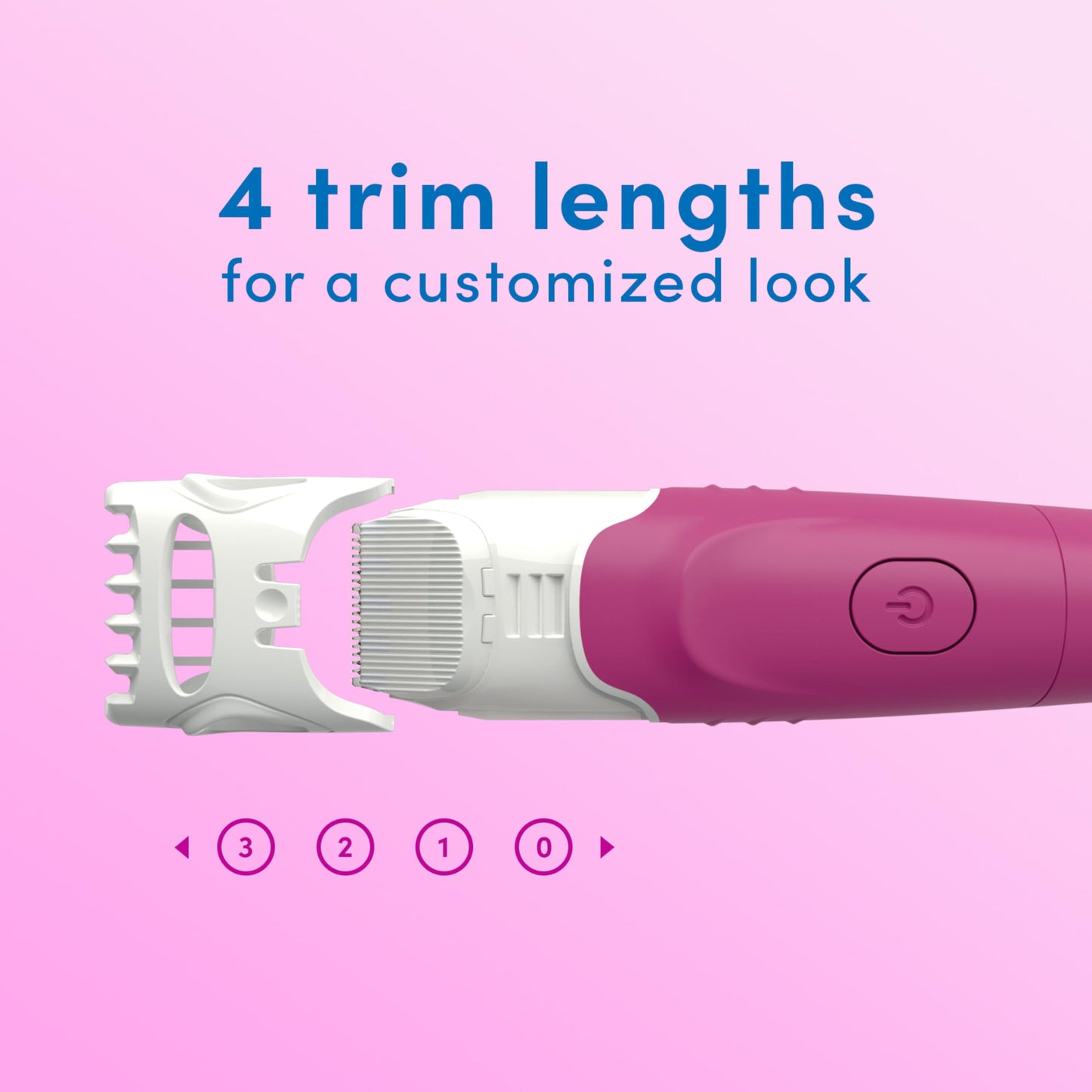 Schick Hydro Silk TrimStyle Hydrating Razor with Bikini Trimmer for Women | 2-in-1 Bikini Razor for Women and Womens Trimmer for Pubic Hair| Includes 1 Waterproof Handle, 1 Refill & 1 AAA Battery