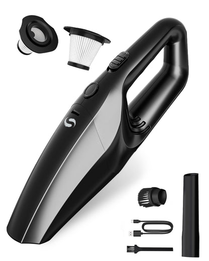 SERVOMASTER Handheld Vacuum Cordless Car Vacuum Cleaner Portable Mini Rechargeable with Powerful Suction and Lightweight Design for Quick Cleaning in Home Car Office and Pet Hair