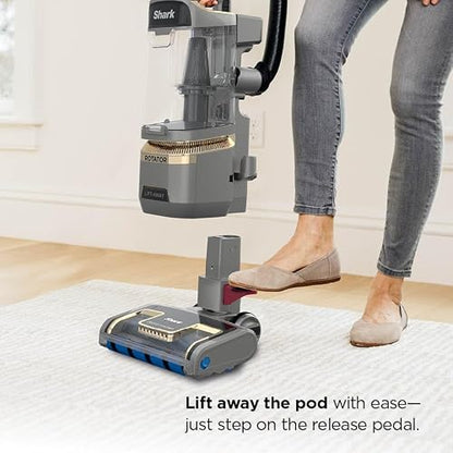 Shark Rotator Lift-Away Vacuum, HEPA Filter, No Hair Wrap, Silver, LA502