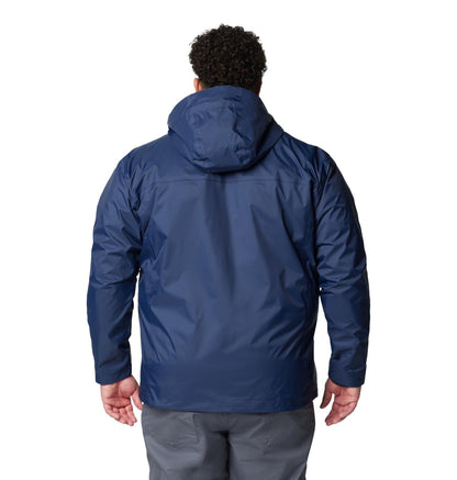 Columbia Men's Watertight II Waterproof Rain Jacket, Collegiate Navy, Large