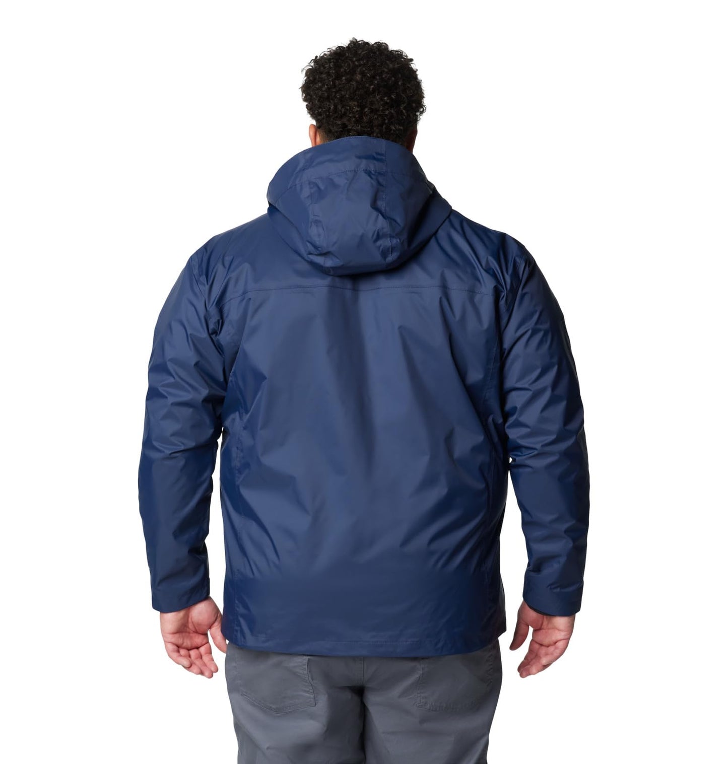 Columbia Men's Watertight II Waterproof Rain Jacket, Collegiate Navy, X-Large