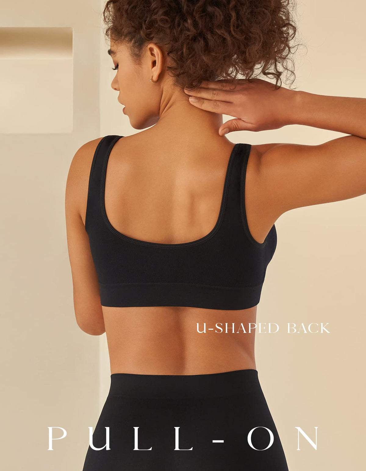 SIMIYA Sports Bras for Women Seamless Wireless for Yoga Extra Comfort