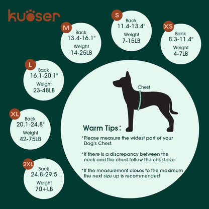 Kuoser Recovery Suit for Dogs, Female Male Dog Onesie for Spay Neuter, Anti Licking Dog Surgery Recovery Suit Soft Dog Bodysuit for Small Medium Large Dogs, Substitute E-Collar & Cone