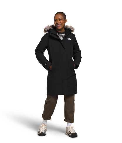 THE NORTH FACE Women's Arctic Parka, TNF Black-NPF, Large
