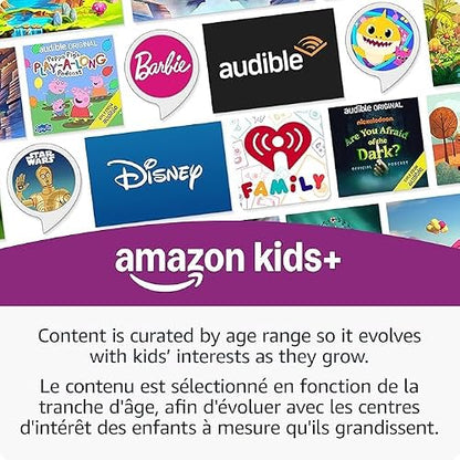 Amazon Echo Dot Kids (newest model), Designed for kids, with parental controls, Designed for Alexa+, Owl