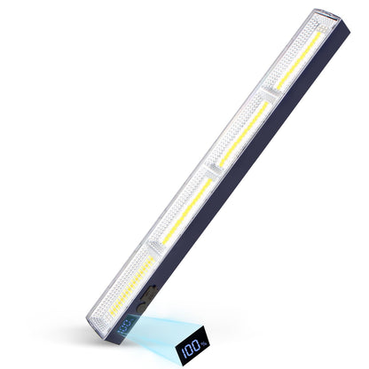 LETOUR Magnetic Light BAR,15.75-inches 7500mAh Rechargeable Portable Lamp Built-in 216-LED Bulbs,with Handy Hook with 2 Magnets Endurance