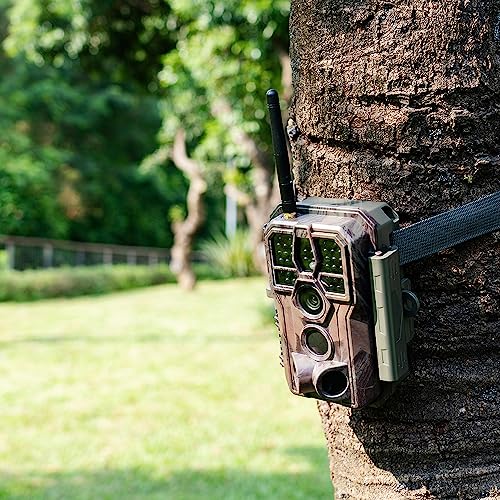 GardePro E8 WiFi Bluetooth Trail Camera, Stable WiFi with External Antenna