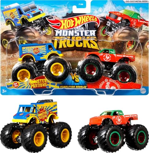 Hot Wheels Monster Trucks Demolition Doubles (Styles May Vary)