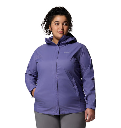 Columbia Women's Arcadia II Waterproof Rain Jacket, Stormwatch, Large