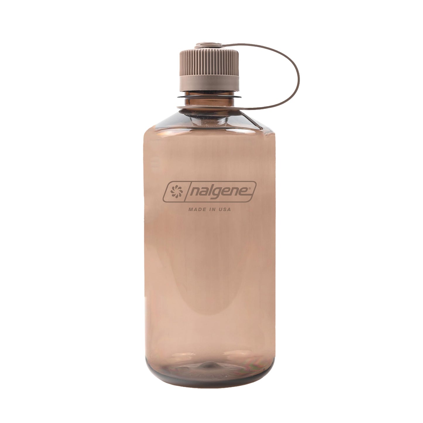 Nalgene 32 oz Narrow Mouth Water Bottle | BPA-Free, Durable & Leak Proof, Lightweight Bottle for Hiking, Gym & Travel, Mocha
