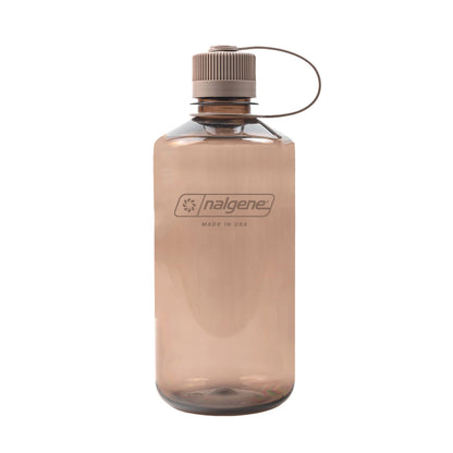 Nalgene 32 oz Narrow Mouth Water Bottle | BPA-Free, Durable & Leak Proof, Lightweight Bottle for Hiking, Gym & Travel, Mocha