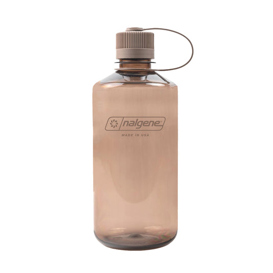 Nalgene 32 oz Narrow Mouth Water Bottle | BPA-Free, Durable & Leak Proof, Lightweight Bottle for Hiking, Gym & Travel, Mocha