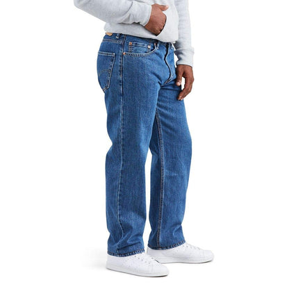 Levi's Men's 550 Relaxed Fit Jeans (Also Available in Big & Tall), Medium Stonewash, 44W x 36L