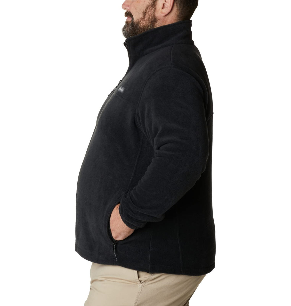 Columbia Mens Steens Mountain Full Zip 2.0, Black, Large