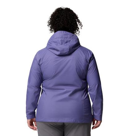 Columbia Women's Arcadia II Waterproof Rain Jacket, Stormwatch, Large