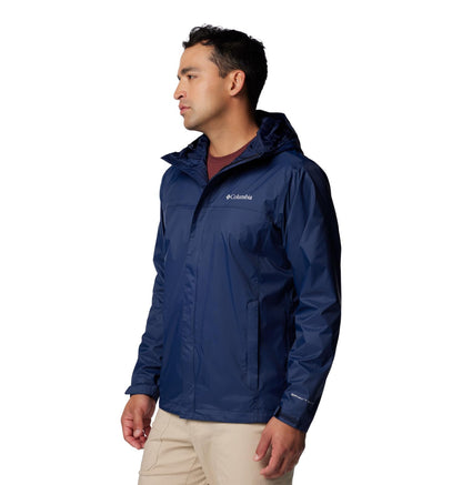 Columbia Men's Watertight II Waterproof Rain Jacket, Collegiate Navy, Large