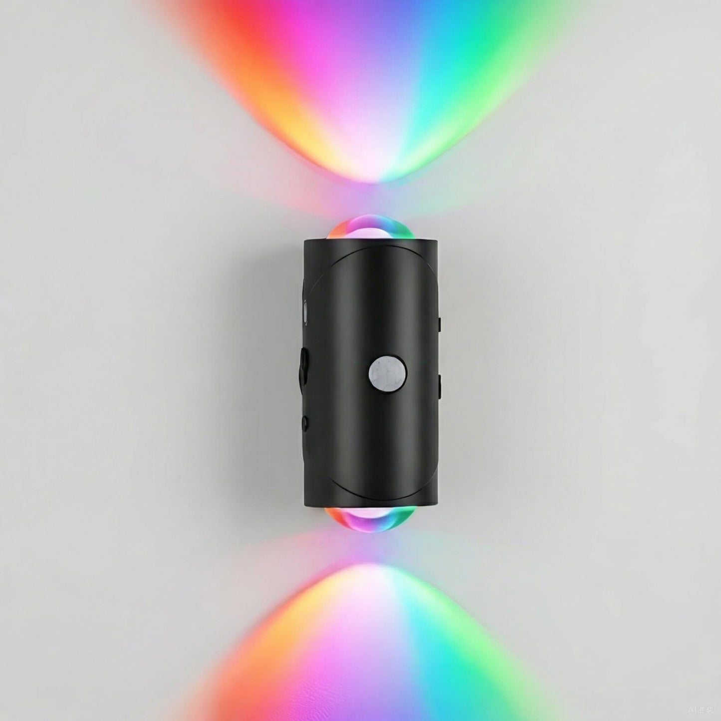 ZSYZDL Rechargeable Motion Sensor Night Light, Magnetic RGB Color Changing LED Ambient Lighting, Compact Battery Operated Indoor Wall Light for Hallway, Stairs, Bathroom & Kids Room (USB-C)
