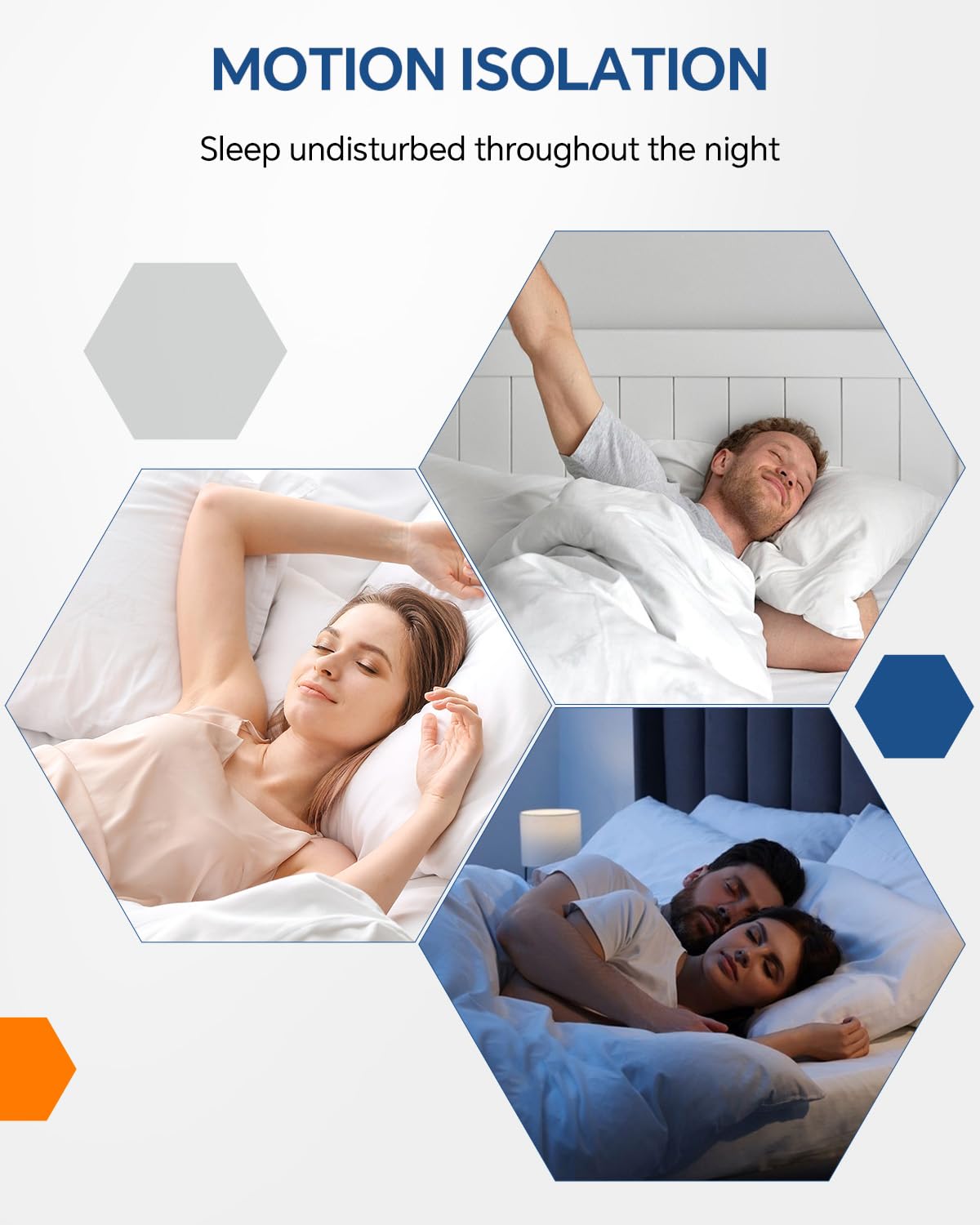 BEDELITE Dual Layer Queen Size Memory Foam Mattress Topper